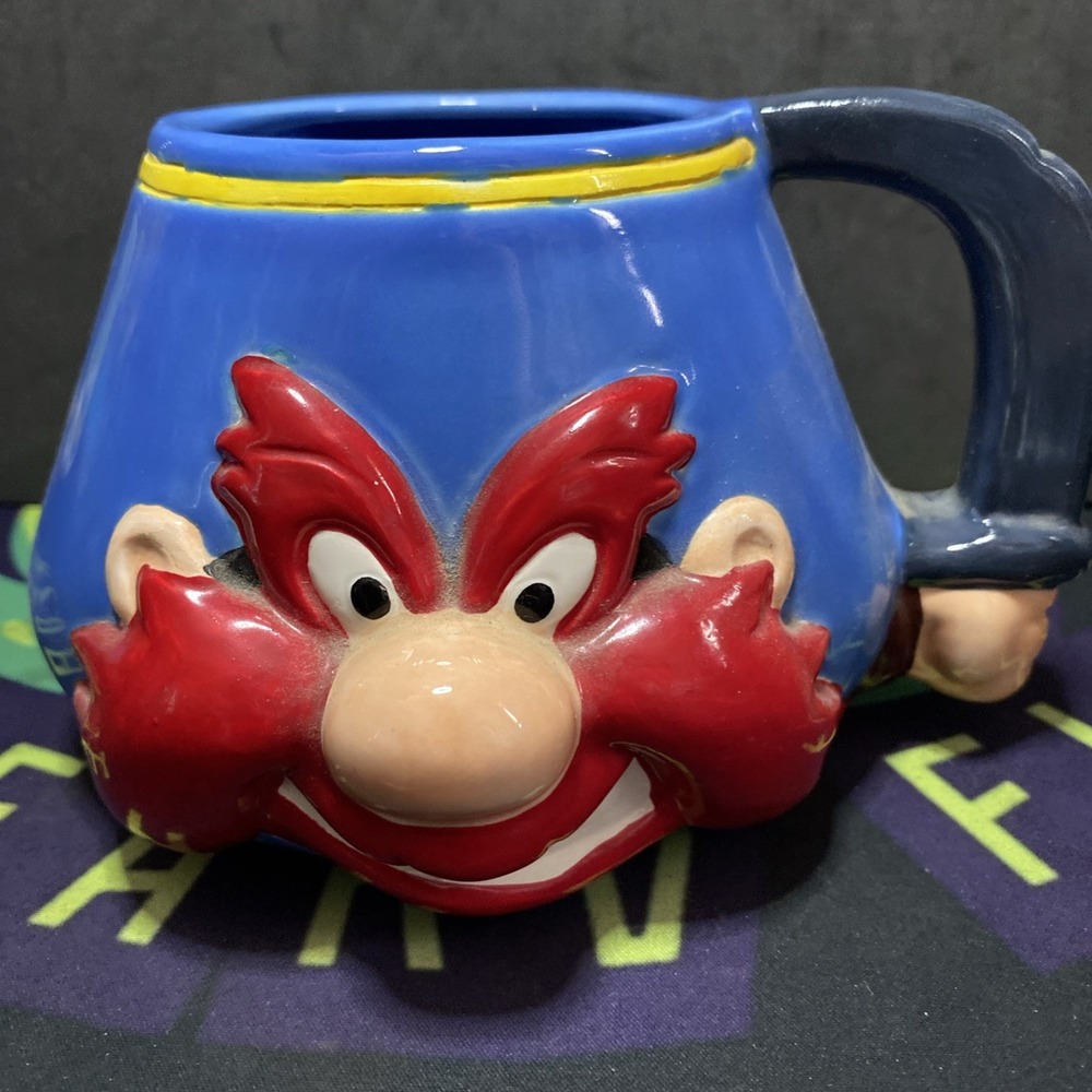 Vintage 1992 Yosemite Sam Coffee Cup Mug Warner Bros Looney Tunes Rare